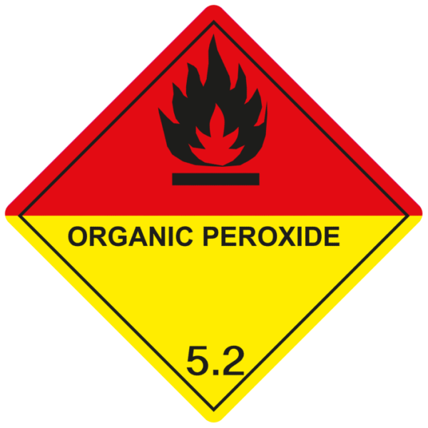 Étiquettes IATA 5.2 Peroxydes organiques